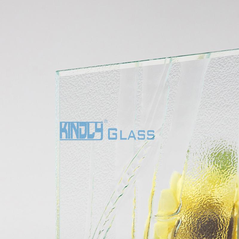 Clear Bamboo Patterned Glass